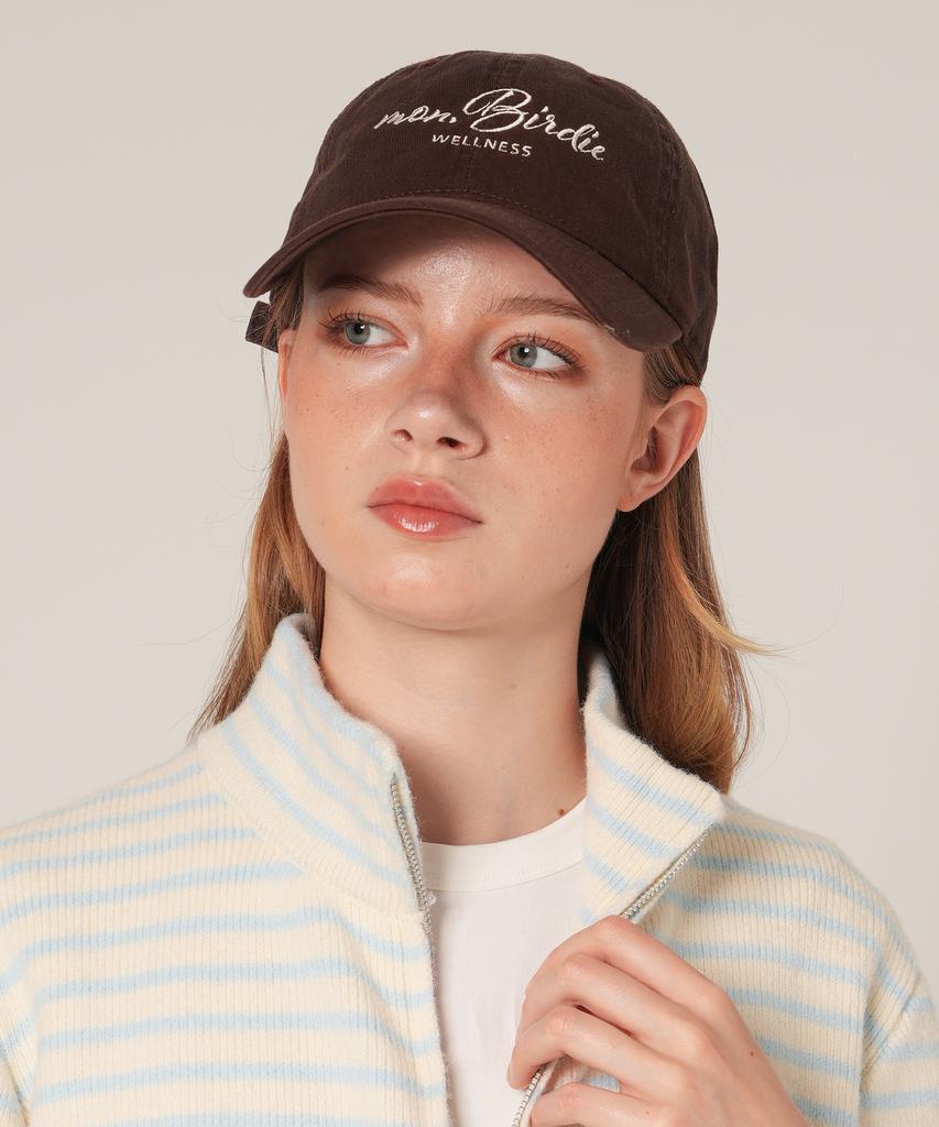 MONBIRDIE GOLF Wellness Denim Ball Cap Moka