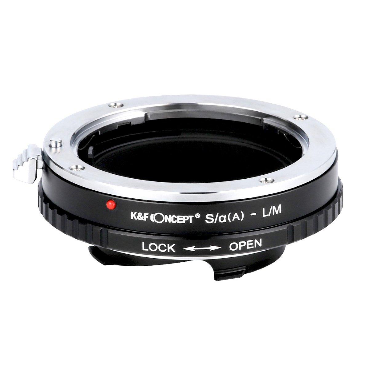 

Concept Lens Mount Adapter lens to Leica with aperture ring K&F KF-AAM (Sony (Minolta) A-mount M-mount conversion) чорний