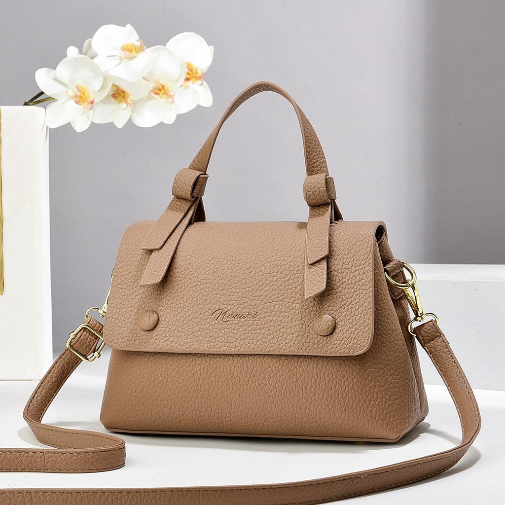 Bag Women's Handbag Simple Crossbody Bag Shoulder Bag Versatile Travel Storage Solid Color