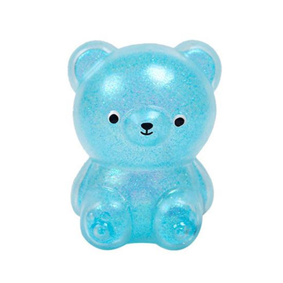 1/4 Stück Cartoon Bär Quetschspielzeug Langsam zurückfedernd Weich TPR Stress Angst Abbau Tragbar Kinder Jugendliche Erwachsene Bunt Tier Squishies Sensorisches Fidget Spielzeug
