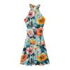 Women's Casual  Round Neck Midi Dress Basic Classic Outdoor Everyday Sleeveless Loose Boho Tie Dress  Summer Beach Sundress