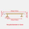 Nordic Art Handle/Natural Crystal +Brass Cabinet Handle and Knob T Bar Bedroom Door Handle Drawer Knobs for Furniture Hardware