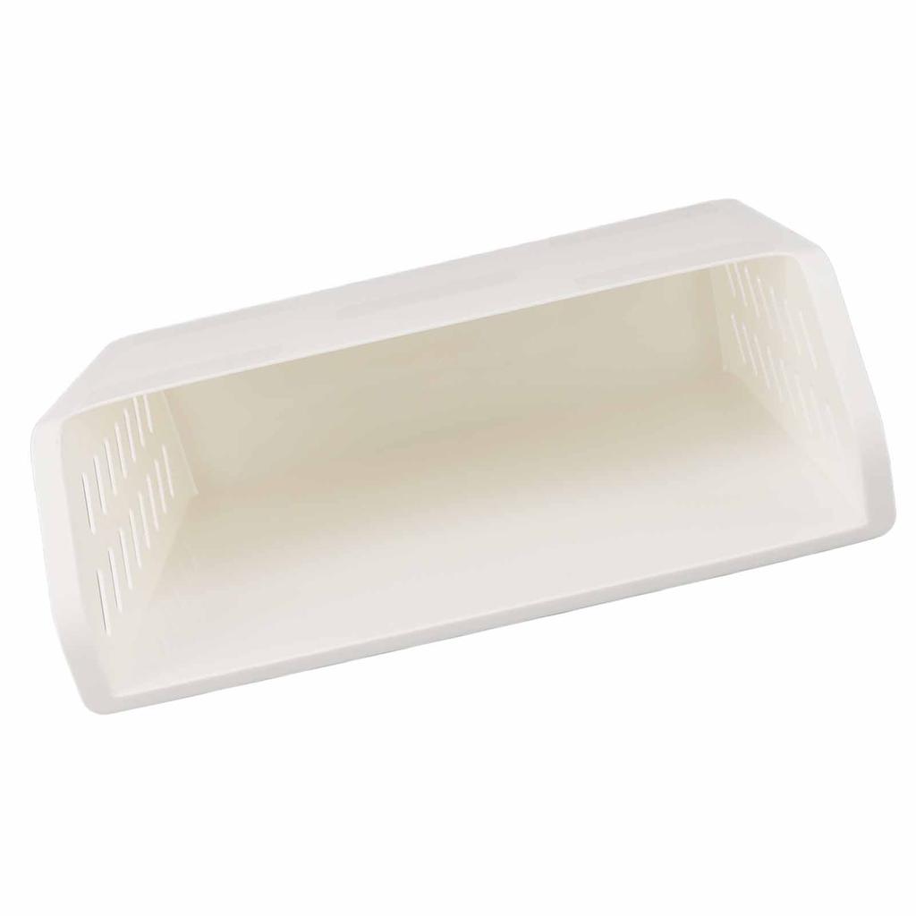 Under Cabinet Shelf Organizer Hollow Bevel Type Adhesive Mount Hanging Storage Box for Home