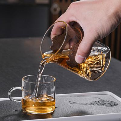 Horský Japonský Skleněný Džbánek na Smetanu Nápojové Sklo Čajová Konvice Varná Konvice 330cm/11oz Mléko Voda