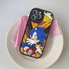 Anime S-Sonic H-HedgehogES Phone Case For IPhone 16 15 14 13 Pro Max 11 12 Plus Leather Silicone Cover