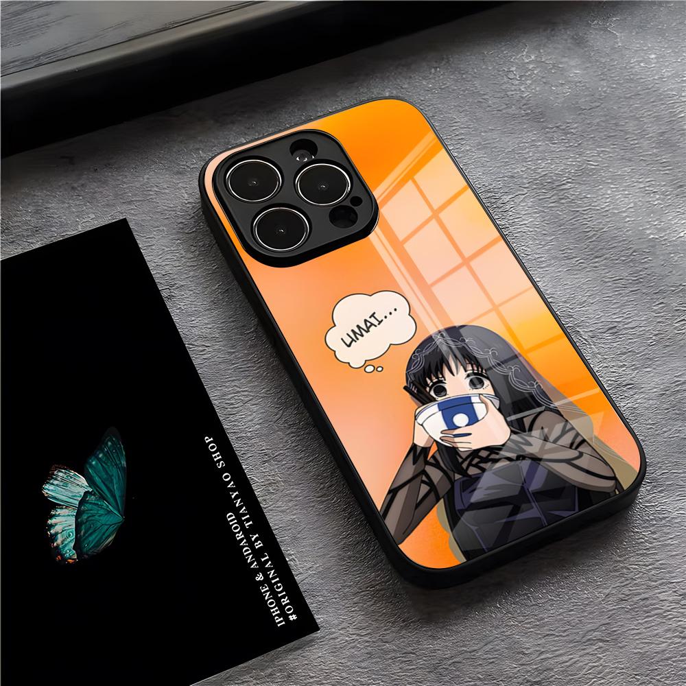

Sakamoto Days O-Osaragi Phone Case For IPhone 17 Pro Max 15 Pro 16 14 Plus 12 13 Mini 11 Pro Shockproof Glass Cover iPhone15 Plus