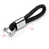 1pcs Hand Woven Leather Car KeyChain Key Ring Car Accessories For Mercedes-Benz AMG C500 C200 C300 A B C E GLA CLA GLK GL ML GLE W204 W205 W203 W211