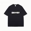 Fuzzy Letter Design Short Sleeved T-shirt for Men's Summer New American Trendy Brand Pure Cotton Couple T-shirt