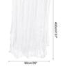 Uxcell 13ft Cheesecloth Table Runner 90cm X 400cm Rustic Gauze Tablecloth Sheer Runner for Wedding Bridal Party Table Decoration White