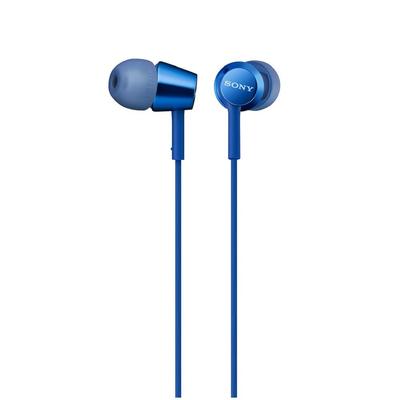 Sony Kabelgebundene Ohrhörer Canal Type blau LI MDR-EX155 MDR-EX155