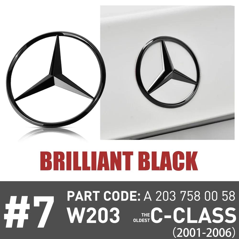 C200 E200 2025 Neu Für Mercedes Benz Auto Originales Hinteres Etikett Abzeichen Aufkleber Abziehbild Heckemblem Ersatz Für Mercedes-Benz W203