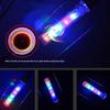 Colorful 5-LED Vibration Sensor Valve Lights for Mountain Bikes