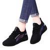 summer casual women's shoes soft sole versatile breathable sneakers black kitchen shoes mother shoes non-slip work shoes