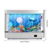 Realistic Swimming Jellyfish Desk Light With Soft LED USB Power Plastic Design Fishtanks Shape Lamp Home Decors