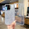 Glue Glitter Sequin Mobile Phone Case for IPhone17promax Light Luxury for Apple 16plus Transparent and Simple 14