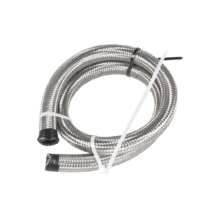 Black Braided Oil Fuel Fitting Hose AN4 AN6 AN8 AN10 AN12 Auto Fuel Hose Pipe