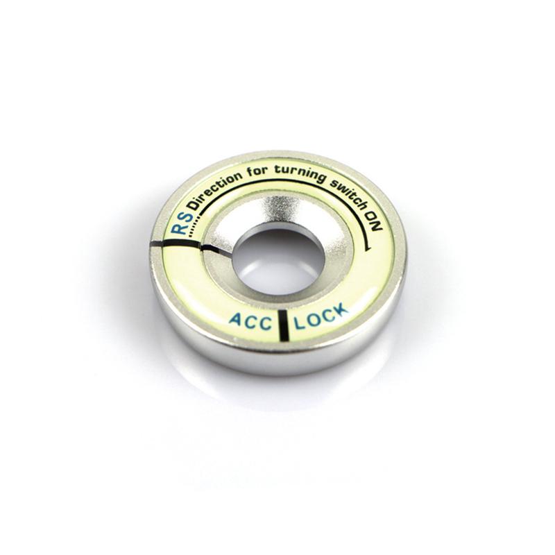 

1 шт., ночные светящиеся наклейки на брелок для ключей зажигания автомобиля, авто, мотоцикла, 3D-наклейки, украшение, ключ, флуоресцентный круг