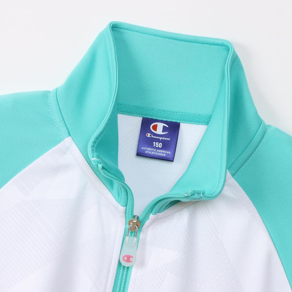 Champion Long Sleeve Tracksuit Set with Script Basic Sports Training Light Kids' (2-Pack) Quick-Drying Logo, Suit, Blue-Green, CK-BSW05
