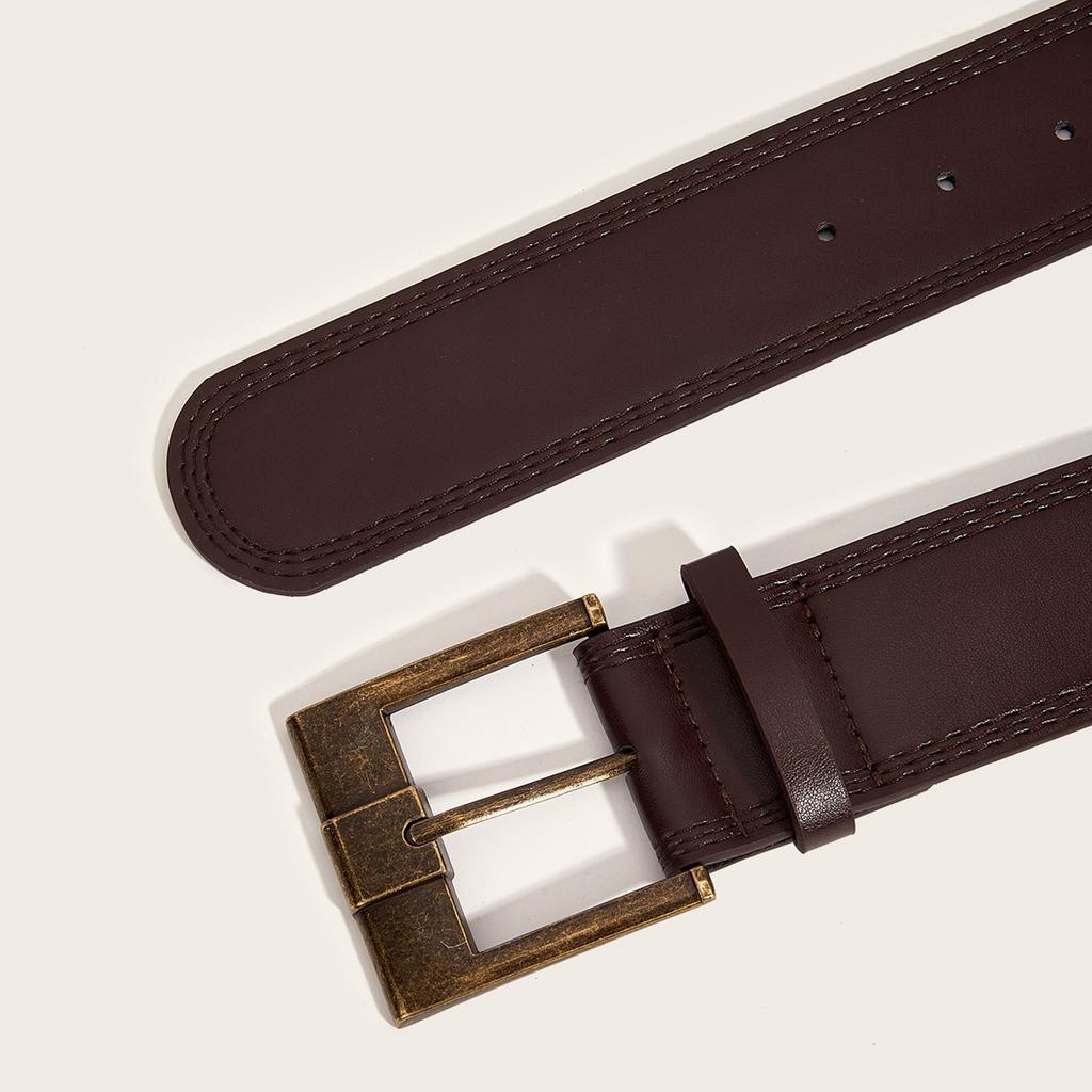 Oversized Waist Chain Buckle Punk Chain Cowgirl Belt for Women Proms Club Party for Jeans Dresses Wide