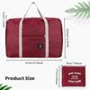Foldable Travel Bag for Women and Men Lightweight Large Capacity Sports Weekend Trip for Airlines Suitcases and Travel Bags