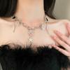 2025 High-End Gothic Punk Necklace: Y2K Dark Style Clavicle Chain for Women