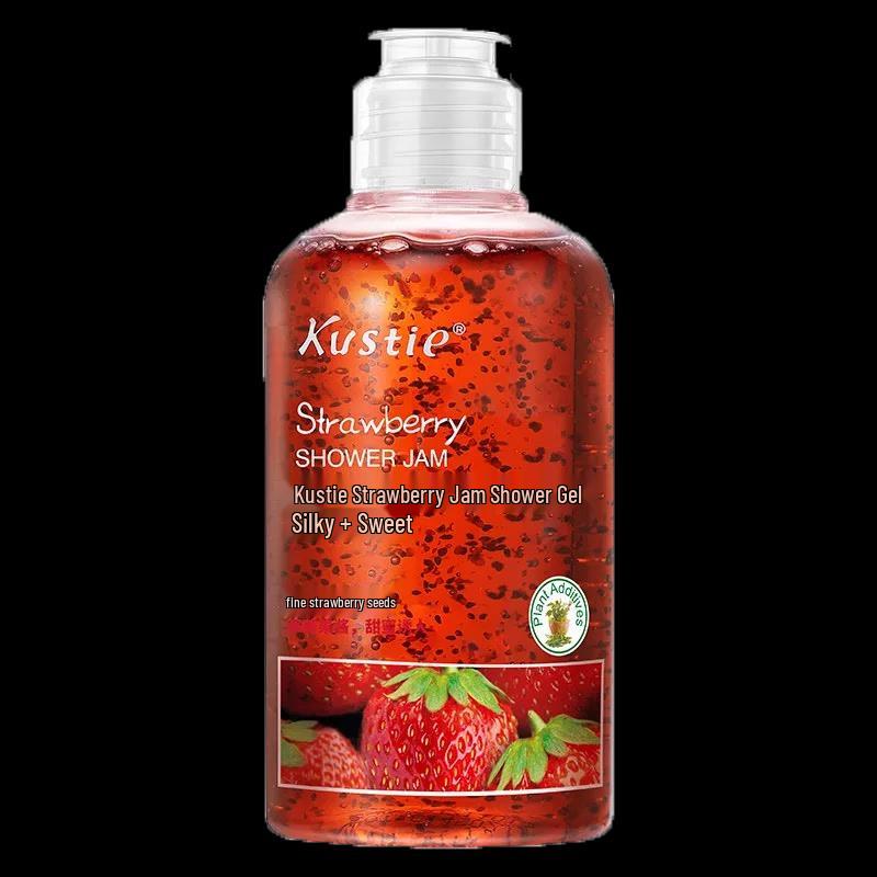 Kustie Strawberry Jam Shower Gel 3-Pack