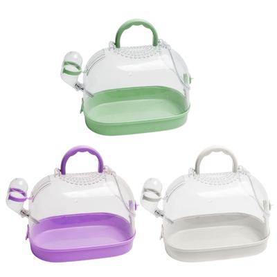 Pet Carriers Box for Hamster Carry Cage Small Animals Travel Box with Water Bottle GuineaPigs Pet Transport Carry Case