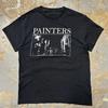Painters Post Punk Band Black Print T Shirt Size Medium Vintage Washed Homme Stylish Breathable Slightly Comfortable Casual