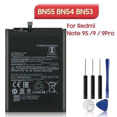 NEUER Ersatzakku für Xiaomi Redmi Note 9S Note 9 Redmi 10X 4G NOTE 9 PRO BN55 BN54 BN53 Handy-Akku