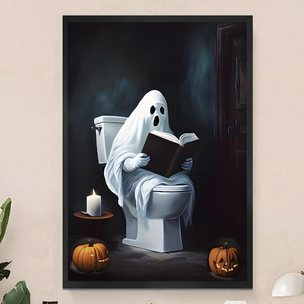 Vertikales Geisterkunst-Poster für Badezimmer- oder Wohnzimmer-Dekoration