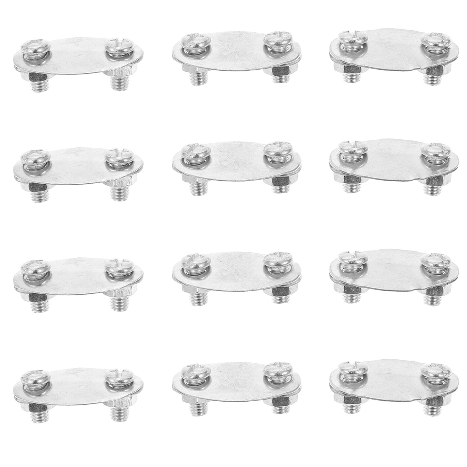 

20 Pcs Clip Bike Mudguards Buckle Fixed Accessories Mountain Accessory Bicycle Support Front Iron серебряный