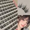 Natural Eye Manga False Eyelashes Cluster Fake Eyelashes Curling Up Long And Thick Lashes Volume Mixed Tray Natural Lashes