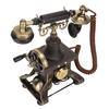 Antique Telephone Retro Vintage Rotary Dial Old Fashion Corded Landline Telephone for Home Home Accessories