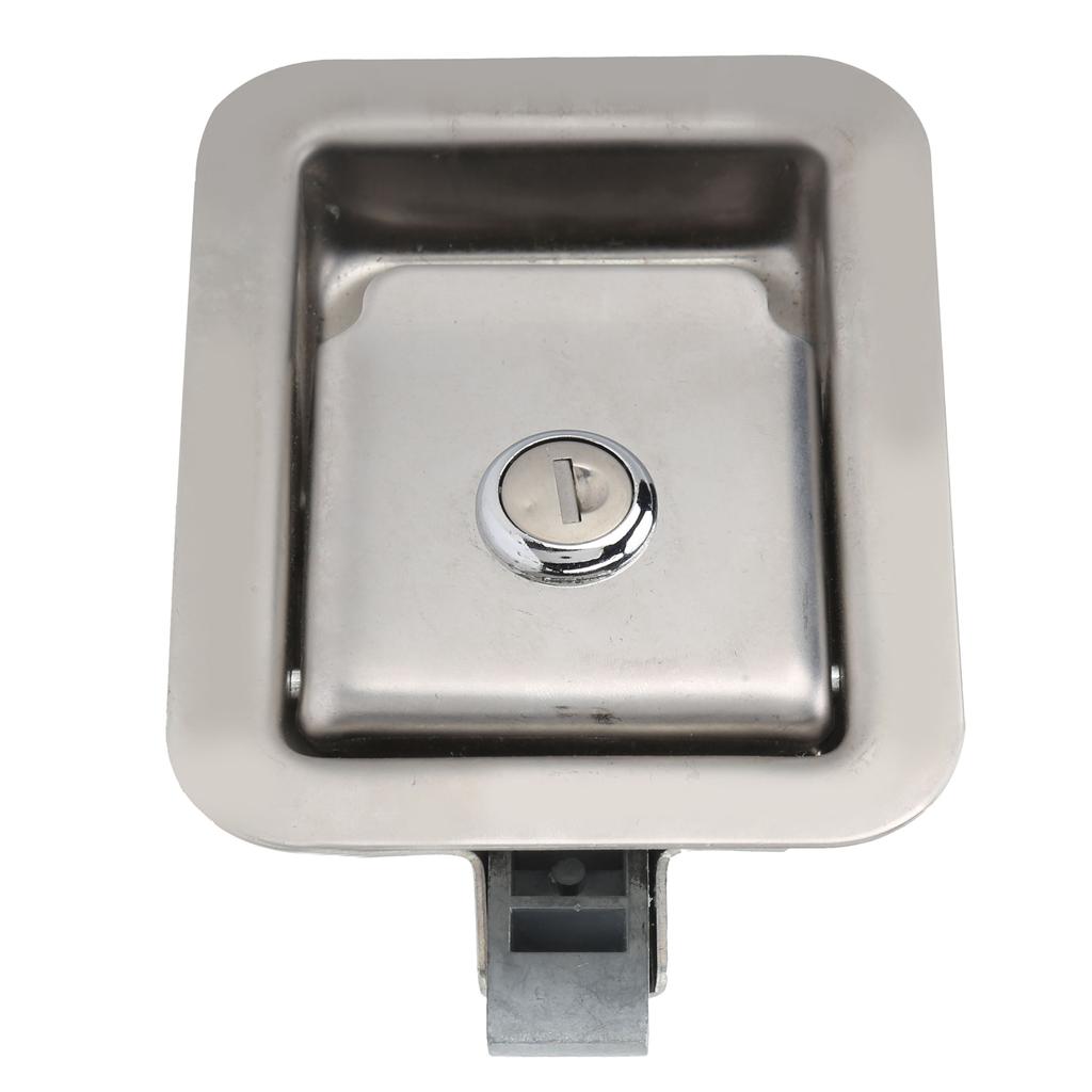 Generator-Set-Panel-Schloss aus Edelstahl mit 2 Schlüsseln, quadratisch, für Werkzeugkasten, Elektroschrank