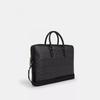 Coach Ethan Large Brief In Signature Canvas Gunmetal Charcoal Black