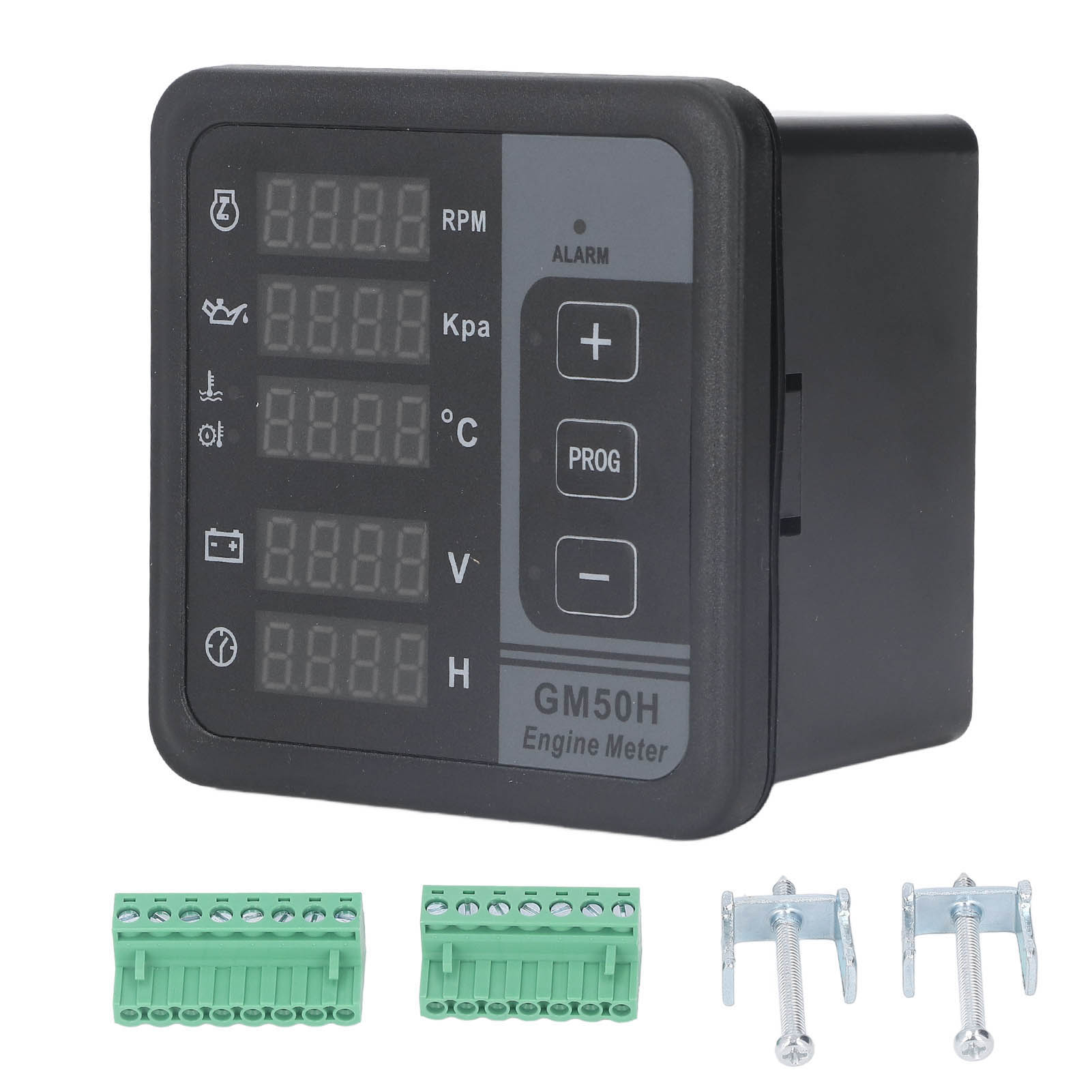 

Diesel Generator Set Controller Digital Genset Engine Meter with Mounting Parts DC836V GM50H