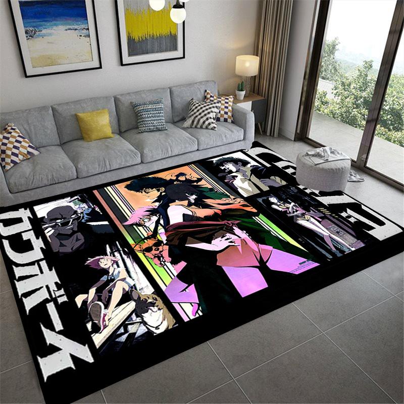 CowboyBebop Carpet Rug for Living Room Bedroom Home Sofa Decoration,Kids play Non-slip Floor Mat
