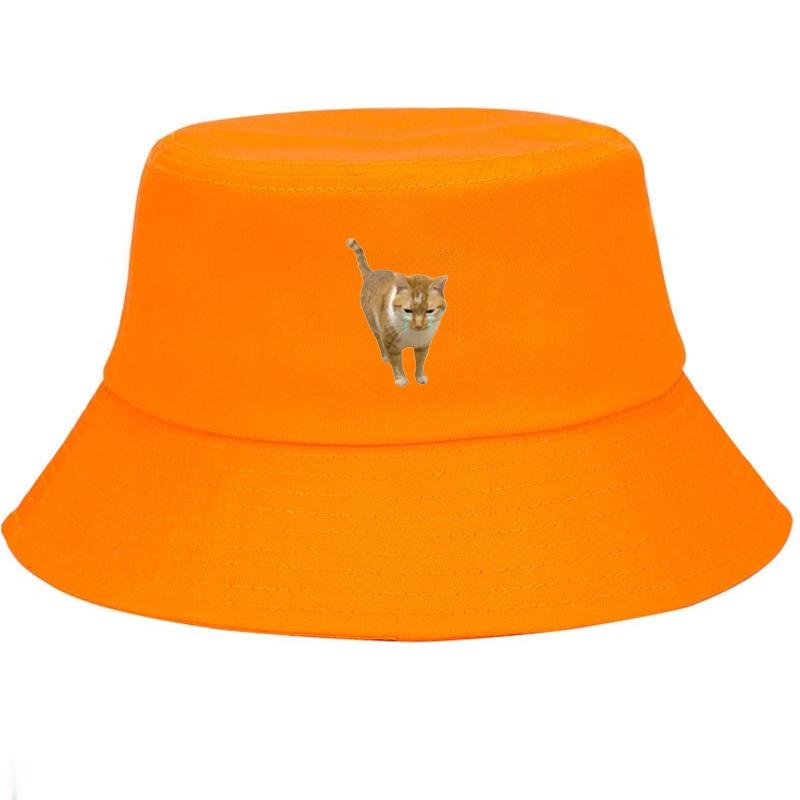 Customize Cotton Bucket Hat for Men Women Funny Anime Sign Breathable Sun Protection Daily Streetwear Cap Casual Outdoor Fashion