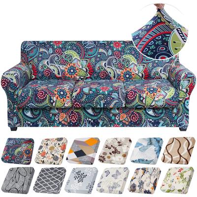 Stretch Printed Sofa Couch Cushion Covers Replacement Airchair Cushion Slipcovers Stretch Sofa Seat Cover Furniture Protector
