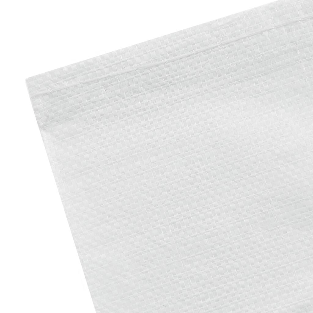 Woven Bags 10 pcs White 80 x 125 cm PP
