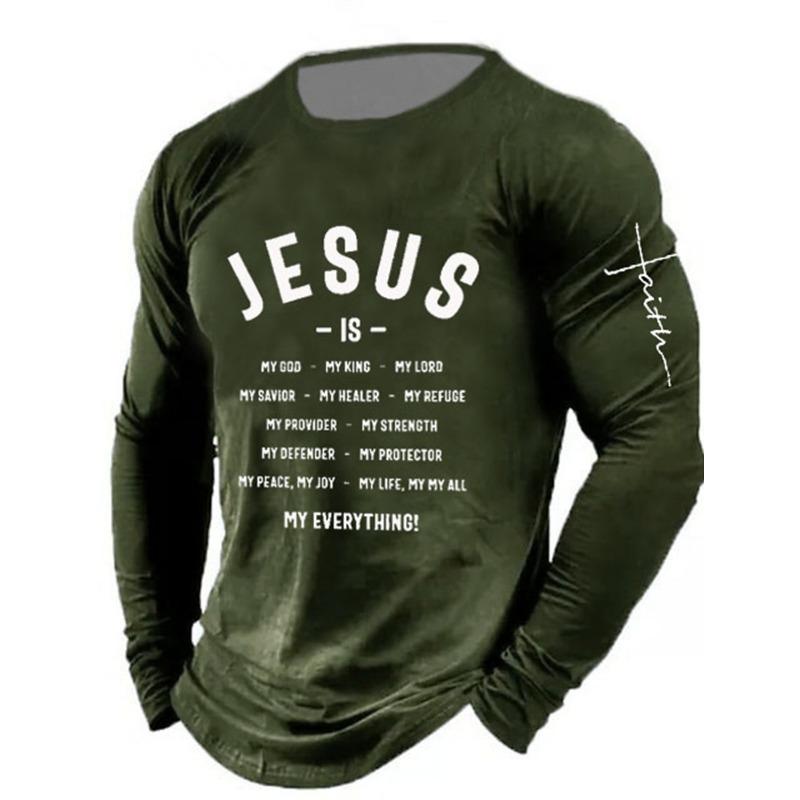 Men's T-shirt Retro American Street Style Long-Sleeved Shirt 3D Printed Sports T-shirt Round-neck Long-Sleeved Tee Harajuku Y2k