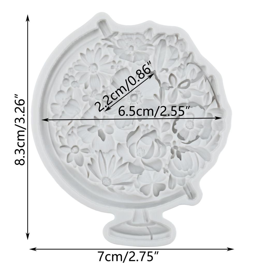 Stampi in Silicone per Materiale Scolastico Matita Globo Libro Pastello Stampo Fondant Strumenti per Decorare Torte Topper per Cupcake Stampo Caramella Cioccolato Gumpaste