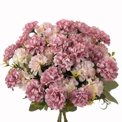 Artificial Flowers Silk Hydrangea Hot Sale Wedding Bridal Bouquets Home Holiday Outdoor Garden Bonsai Gifts Boxes Festival Decor