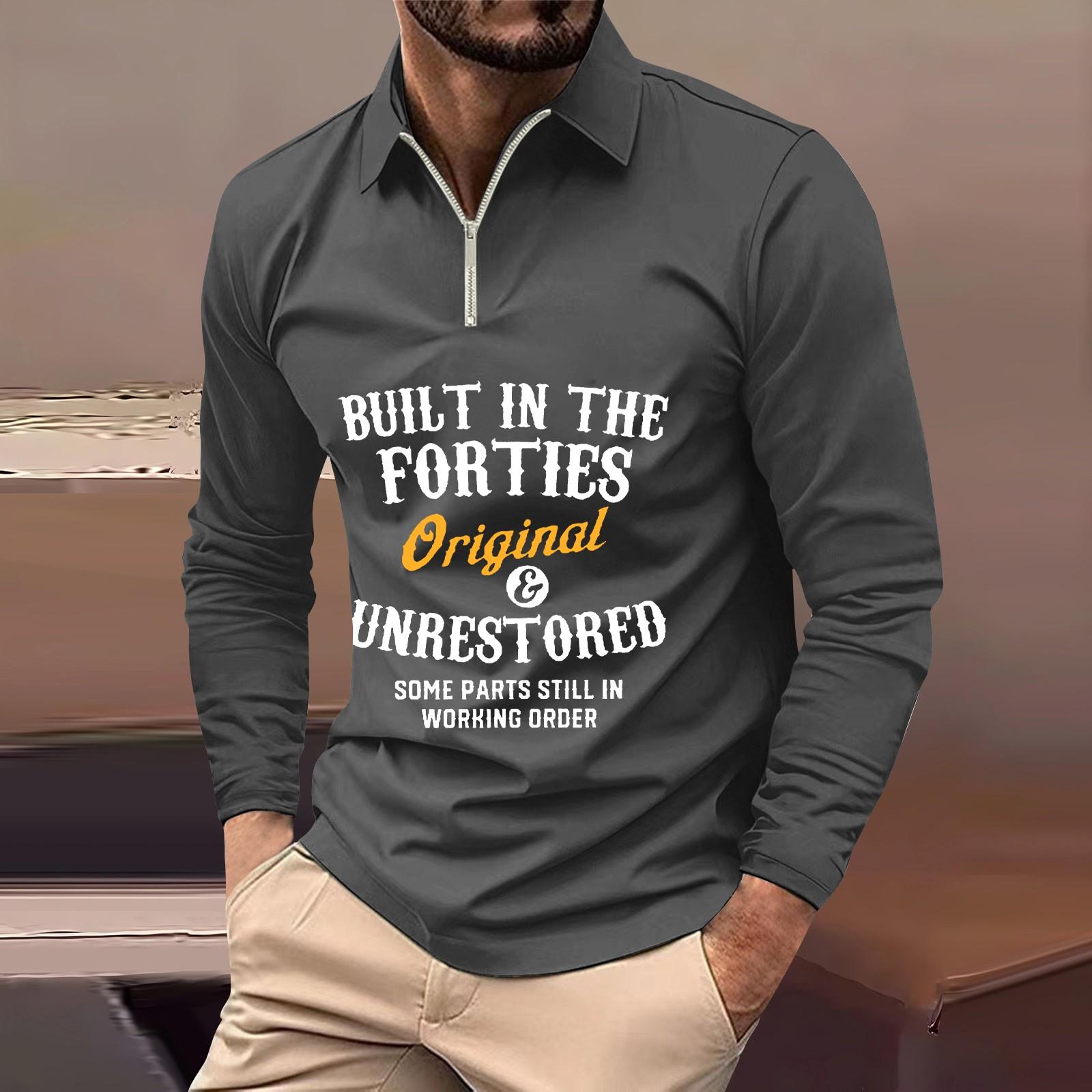 Мужская футболка с длинными рукавами модная повседневная футболка соответствующего цвета XL 1726₽