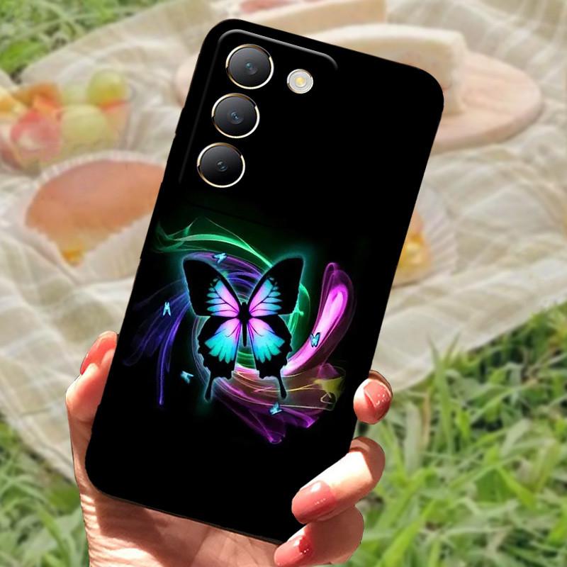 Für vivo V40 SE Hülle 2024 Silikon Bumper Weiche Hüllen für vivo V40 SE 5G Hüllen V40SE Cartoon Bemaltes Coque Fundas Schutz