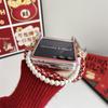 Festive Floral Case with Lanyard for Samsung Z Flip 7 FE/6/5 & Huawei Foldables