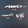 Dongfeng AWD Car Logo CRV Geshitu V6 Sticker Set: Body, Tail, and High-Configuration Displacement Badges