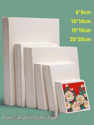 Thickened 250g Oil Pastel Drawing Paper: 10x10cm, A4, A5 Sizes Available