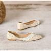 Fashion 2025 Summer New Shoes Ladies Elegant French Flats Fairy Gentle Lightweight Shoes Sharp Pointed Comfortable Women's Flat Mujer