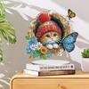 2D/Flat DIY Diamond Painting Desktop Ornaments Kit Double-Sided 5D DIY Diamond Art Tabletop Decorations Bedroom Table Decoration